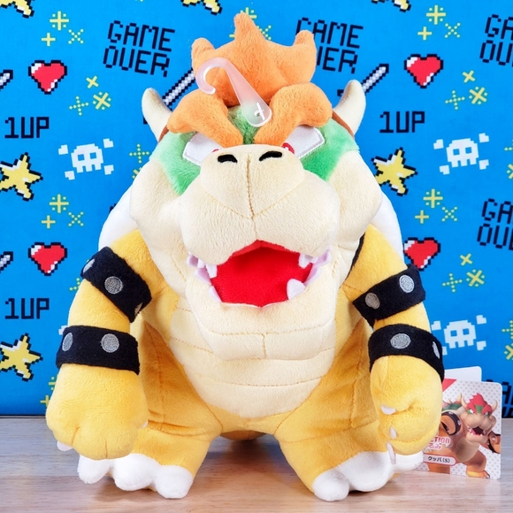 Little Buddy Nintendo BOWSER 10" #10 2017 All Star Super Mario Collectible Plush - Picture 2 of 12